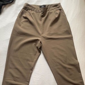 Lulus - Kick It Grey High-Waisted Trouser Pants